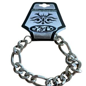 Killer beads silver toned Chain Bracelet